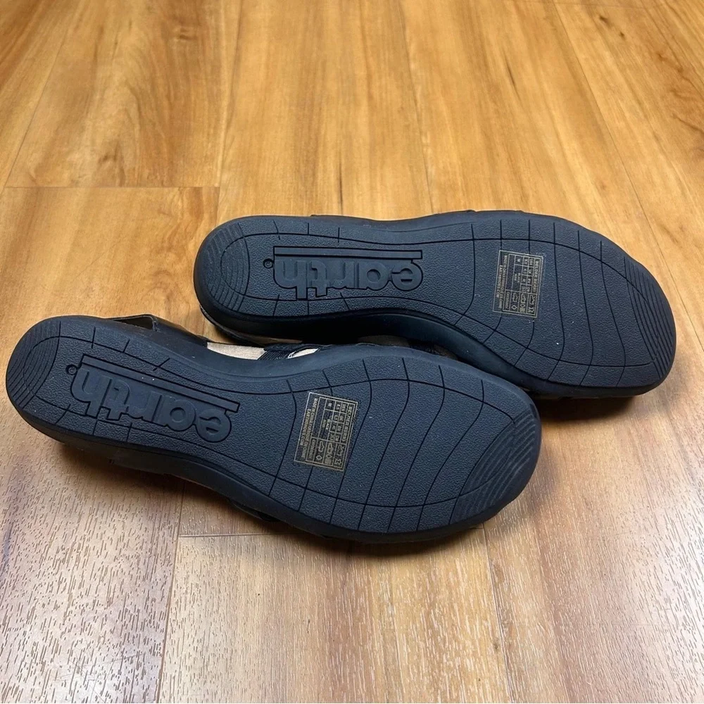 Earth Origins Flat Fisherman Sandals Size 8.5M Minimalist Comfort Strappy Slingb